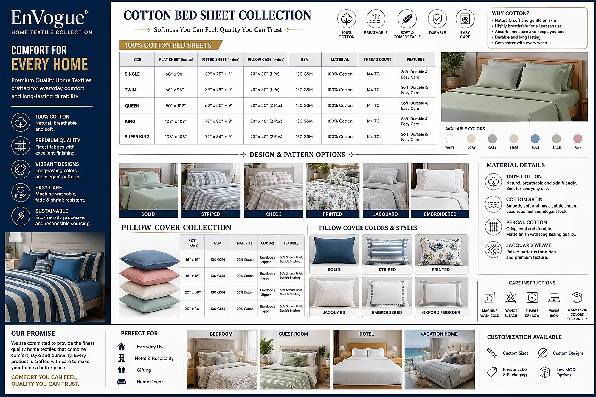 EnVogue home textile wholesale collection