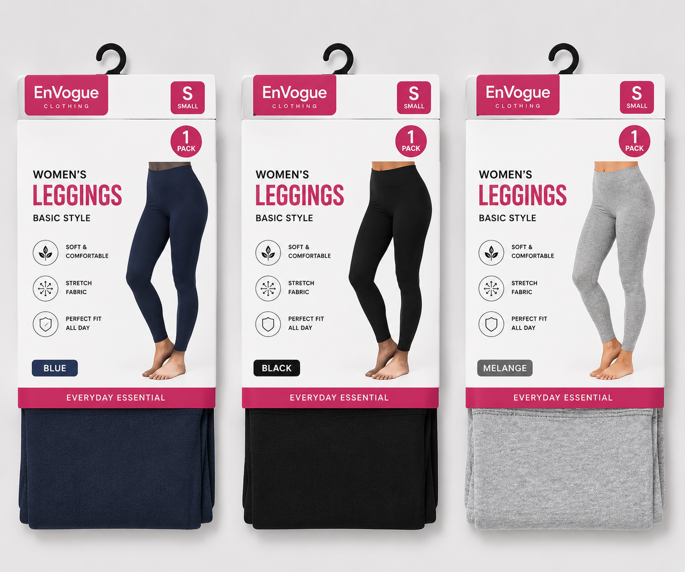 Ladies Basic Leggings – Single Pack wholesale - EnVogue Clothing Ladies Basic Leggings – Single Pack wholesale product image by EnVogue Clothing
